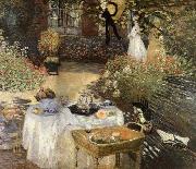 Claude Monet Luncheon painting